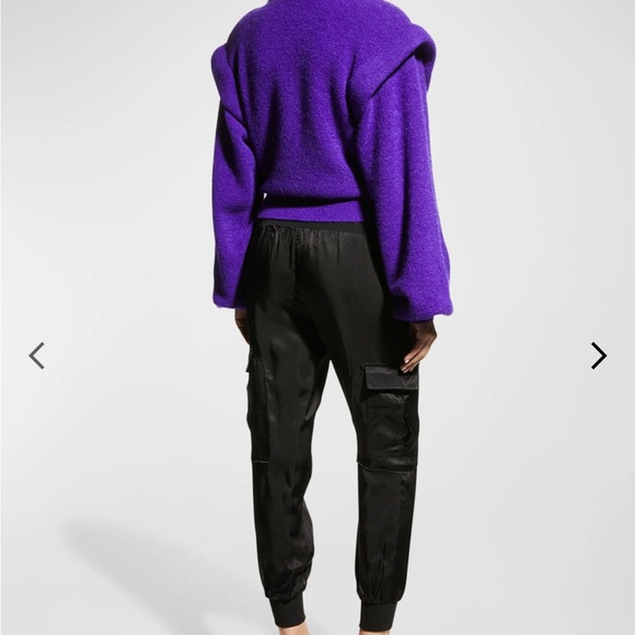 Cinq a sept satin jogger pants L like new - Picture 6 of 7